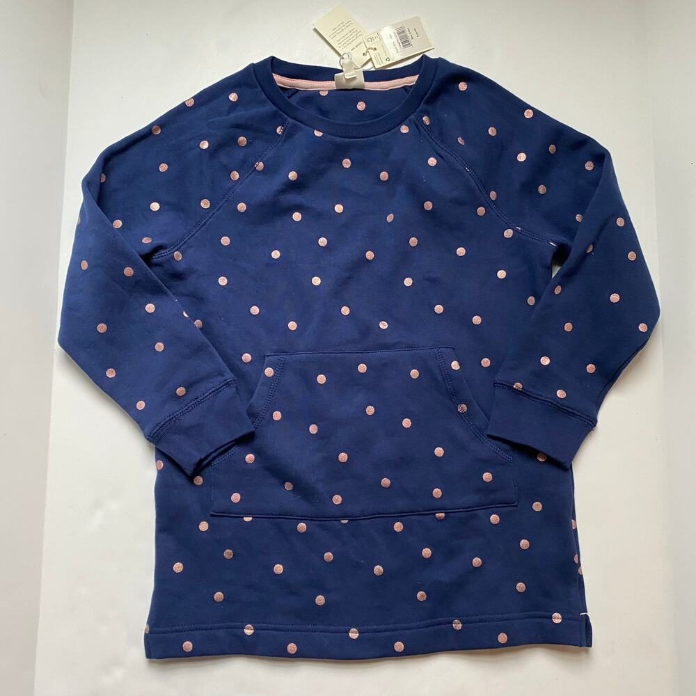 NEW Mini Boden Coral Under the Sea Pocket Jersey Dress